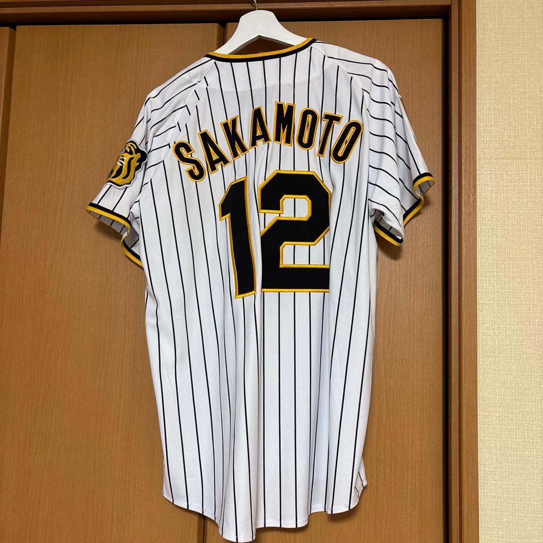 阪神タイガース 坂本誠志郎 ユニフォーム チャンピオンエンブレム付