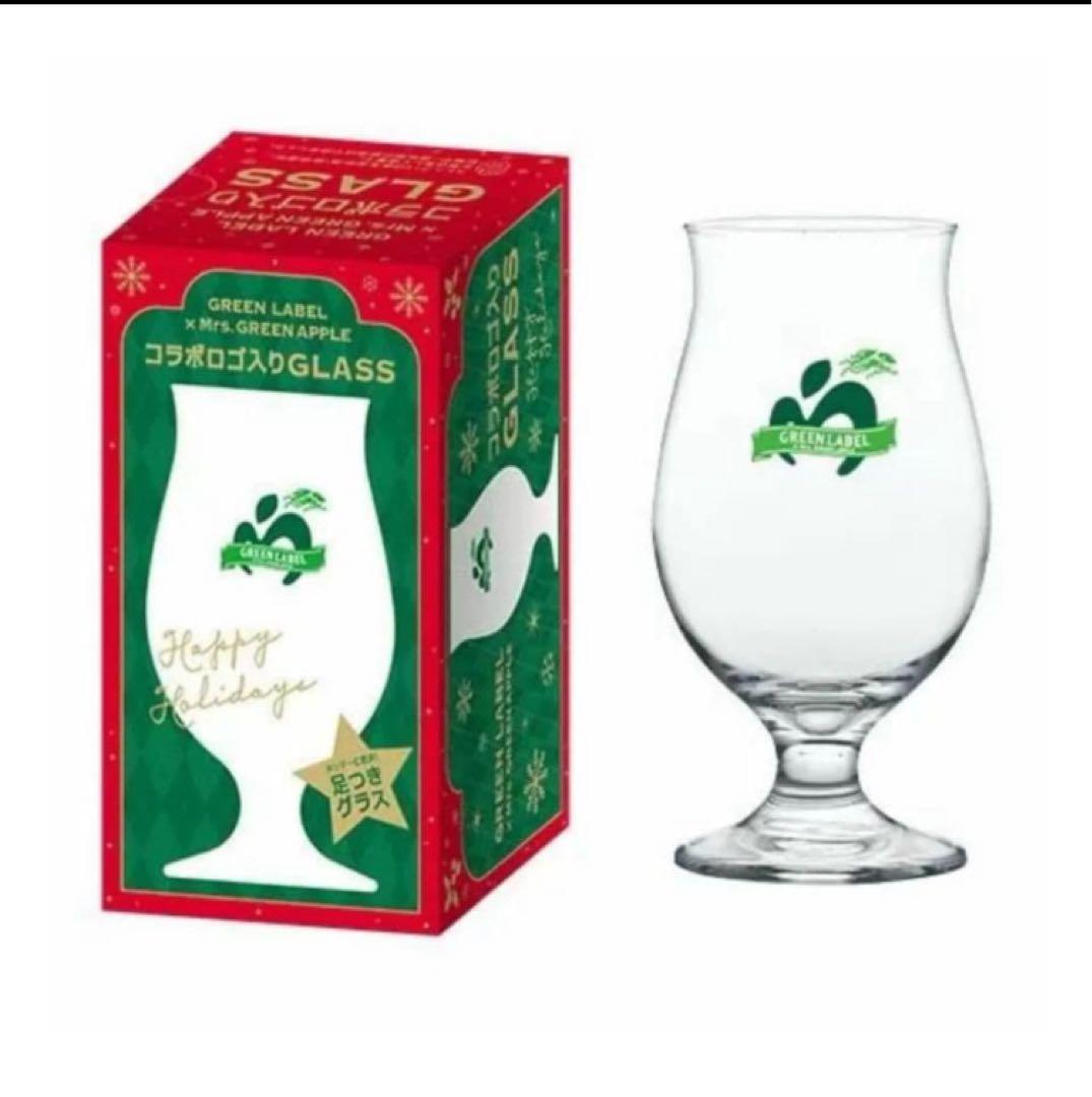 キリン×Mrs. GREEN APPLE グラス 4個& ステッカー16枚紙袋4