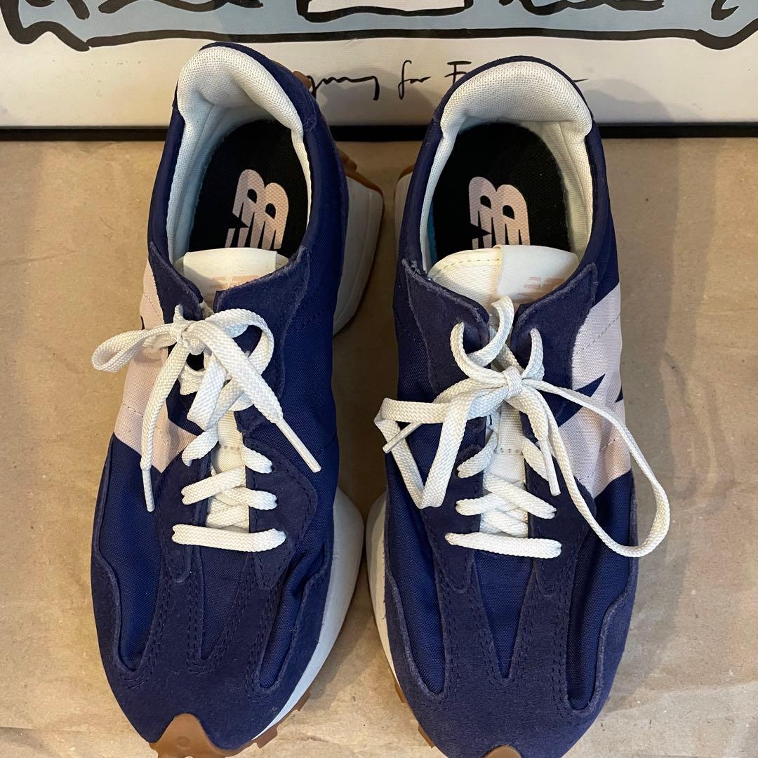 最終値下げ☆ニューバランス327 ネイビー 25cm New Balance - メルカリ