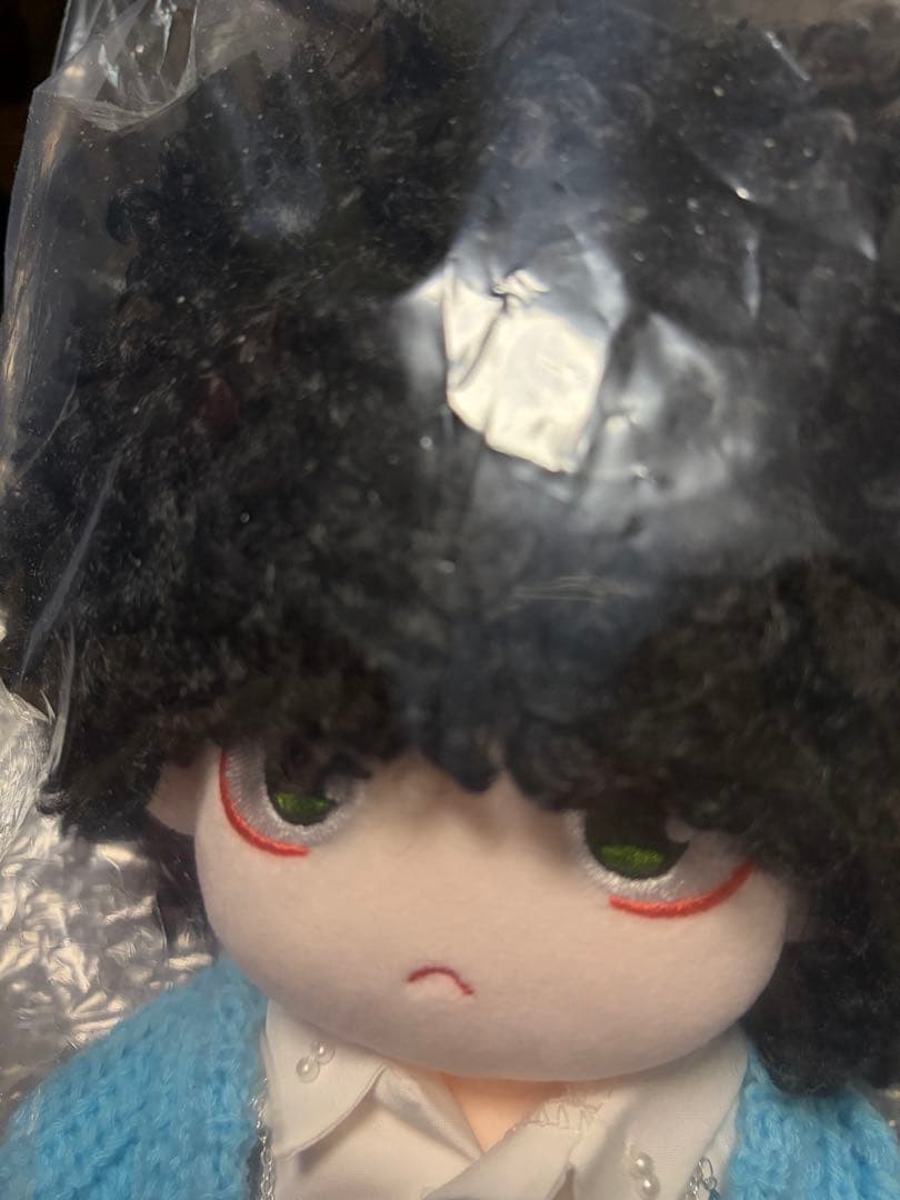 王一博 20cm ぬいぐるみ＋レース衣装水色＋靴 美品 ウィッグ付 - メルカリ