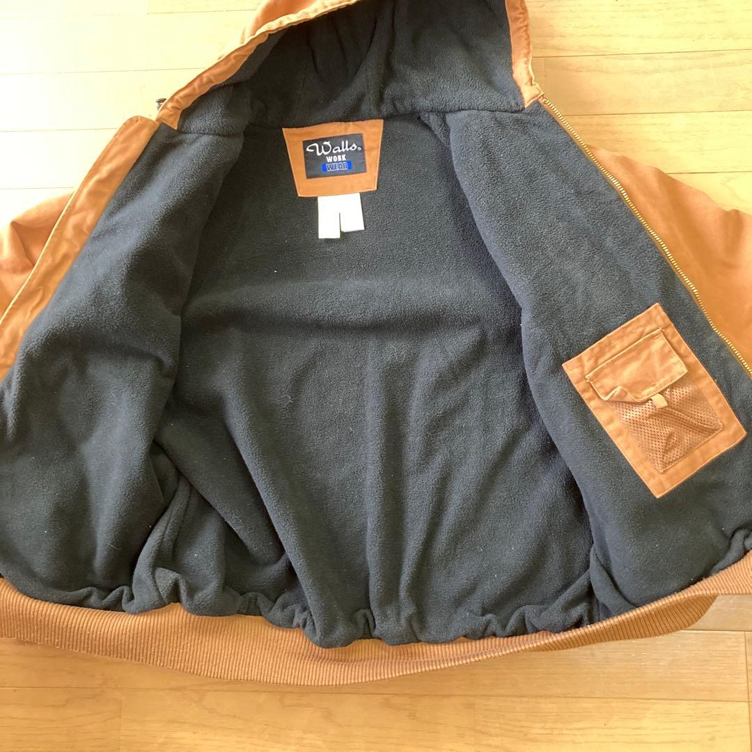 希少WALLSヴィンテージワークダックパーカーアクティブジャケット