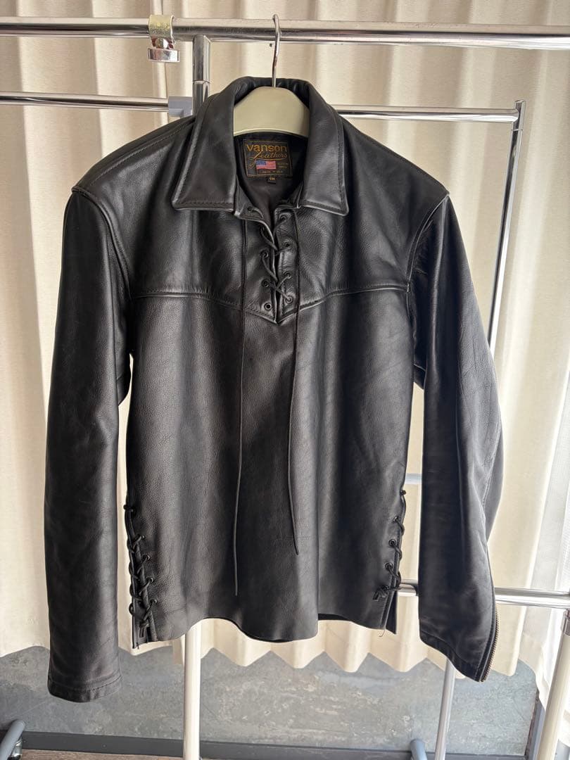 美品 vansonバンソン denverデンバー SMサイズ 黒 - メルカリ