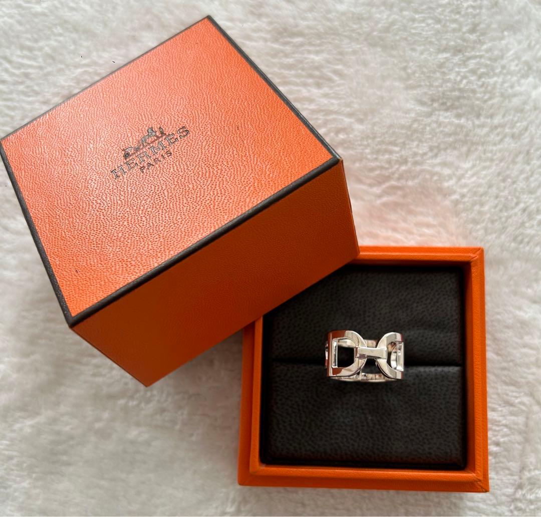 極美品！】Hermes エルメス エヴァーシェーヌダンクルMMリング - メルカリ