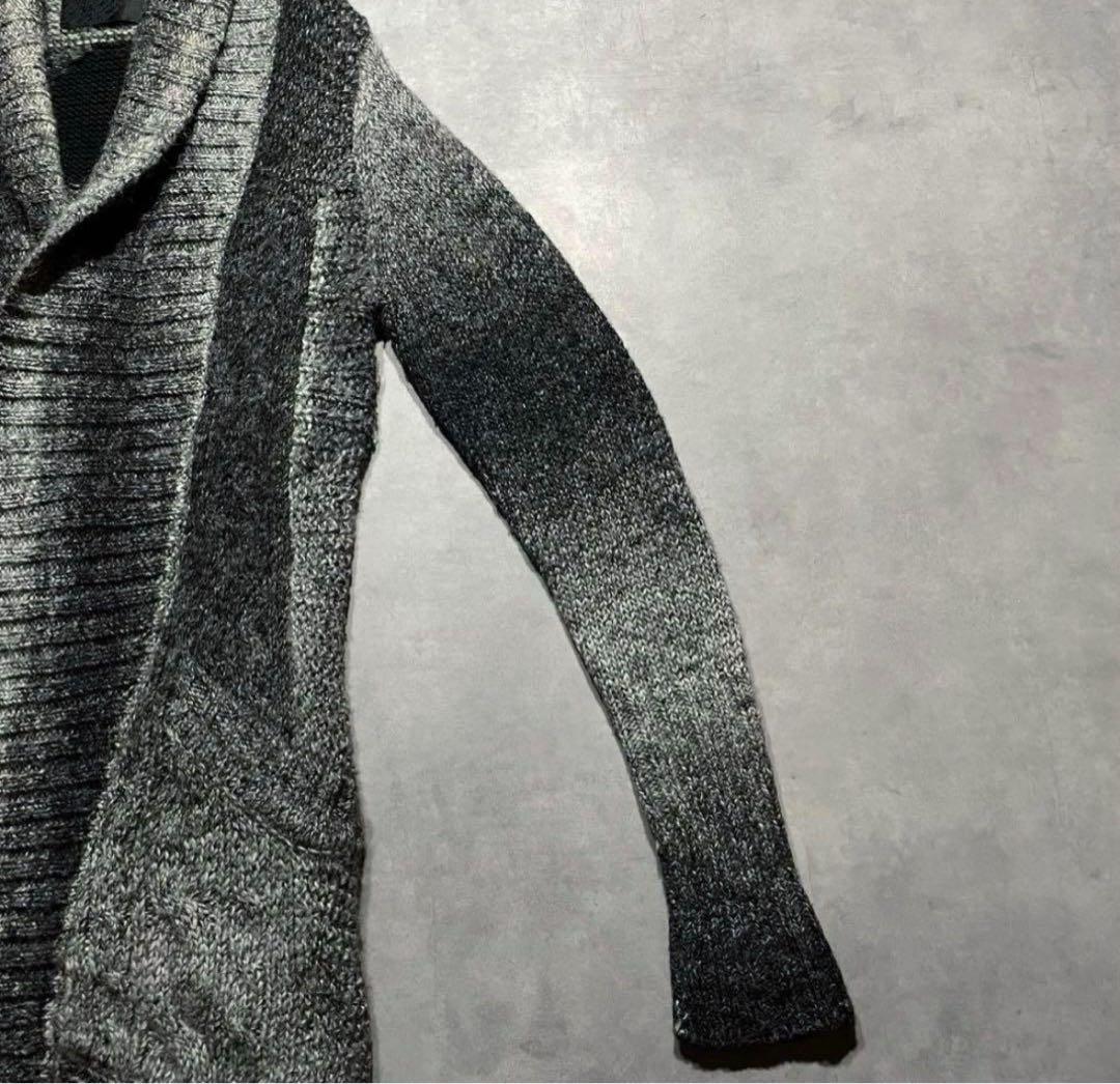 “Roen” skull knit long cardigan gown y2k