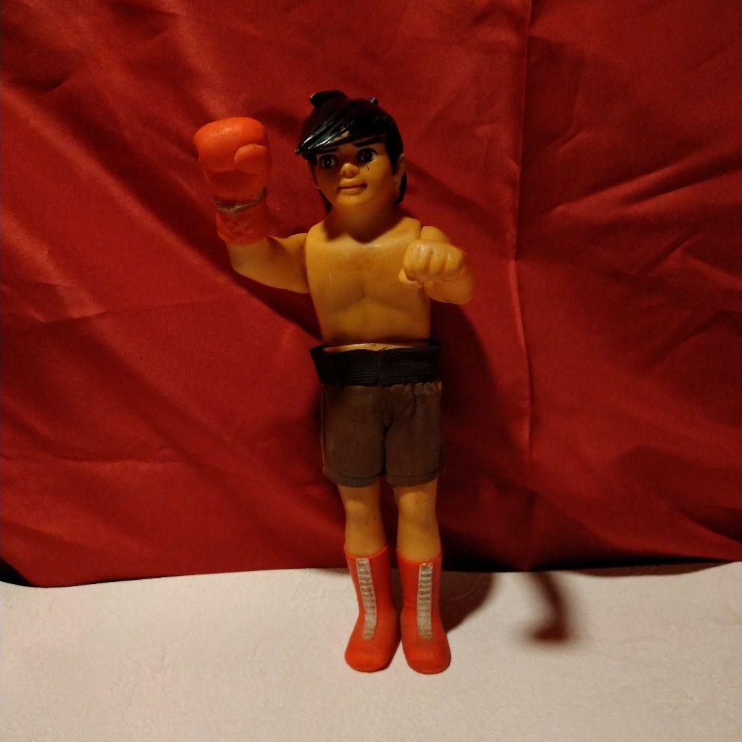 【おしたのジョーソフビ】⭐️当時品 Yahoo!オークション -「あしたのジョー」(ソフビ) (ビンテージ)の落札