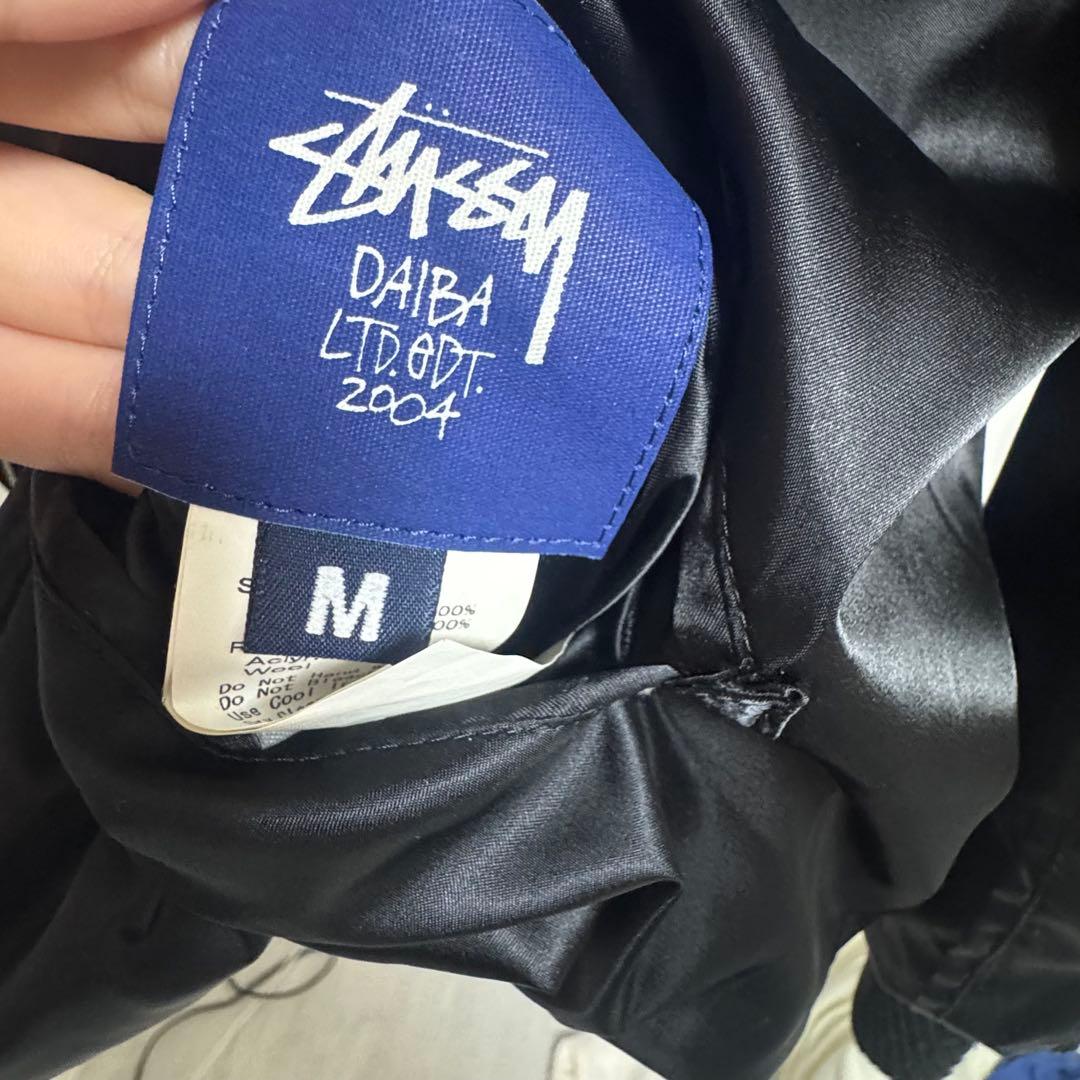 激レア】Stussy リバーシブル刺繍スカルベロアスカジャン