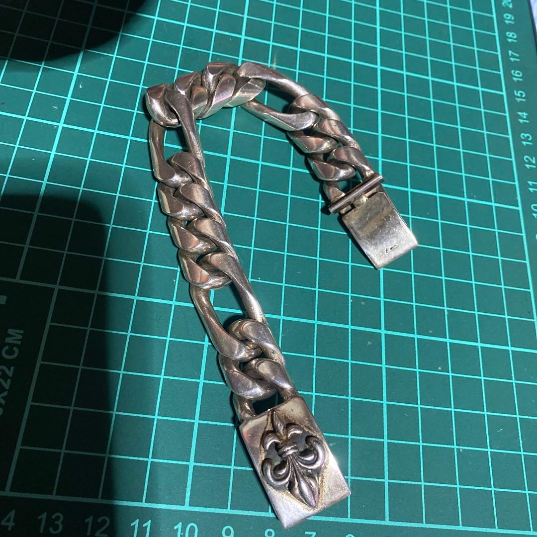 すごく素早い様専用 ブレスレット925 メキシコ 喜平 ユリモチーフ