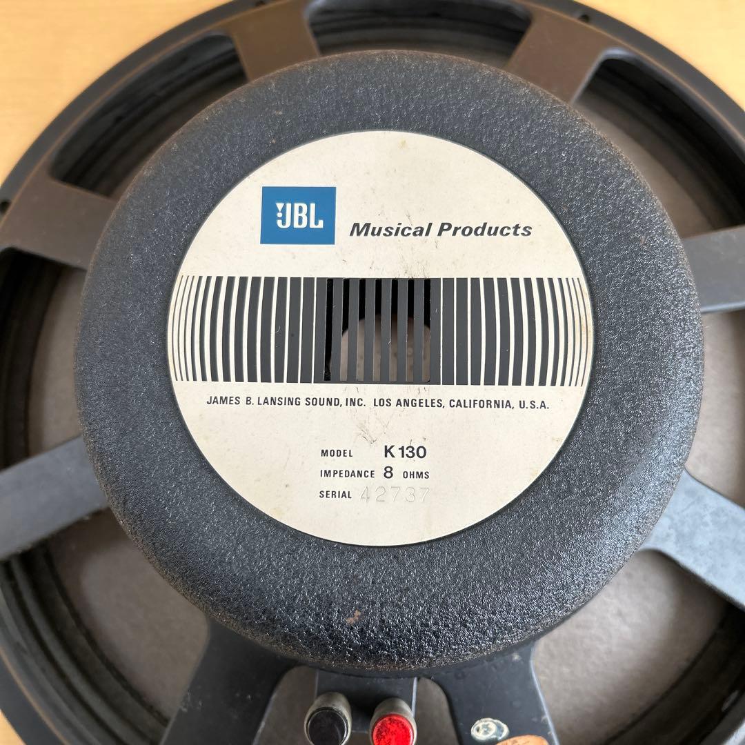 JBL K130-8Ω 15インチ アルニコV 楽器用スピーカー