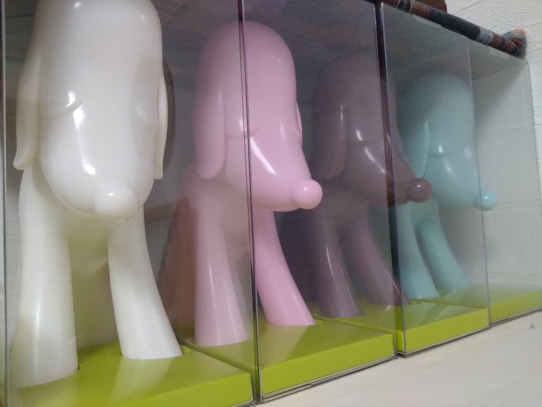 奈良美智 あおもり犬 貯金箱 4色