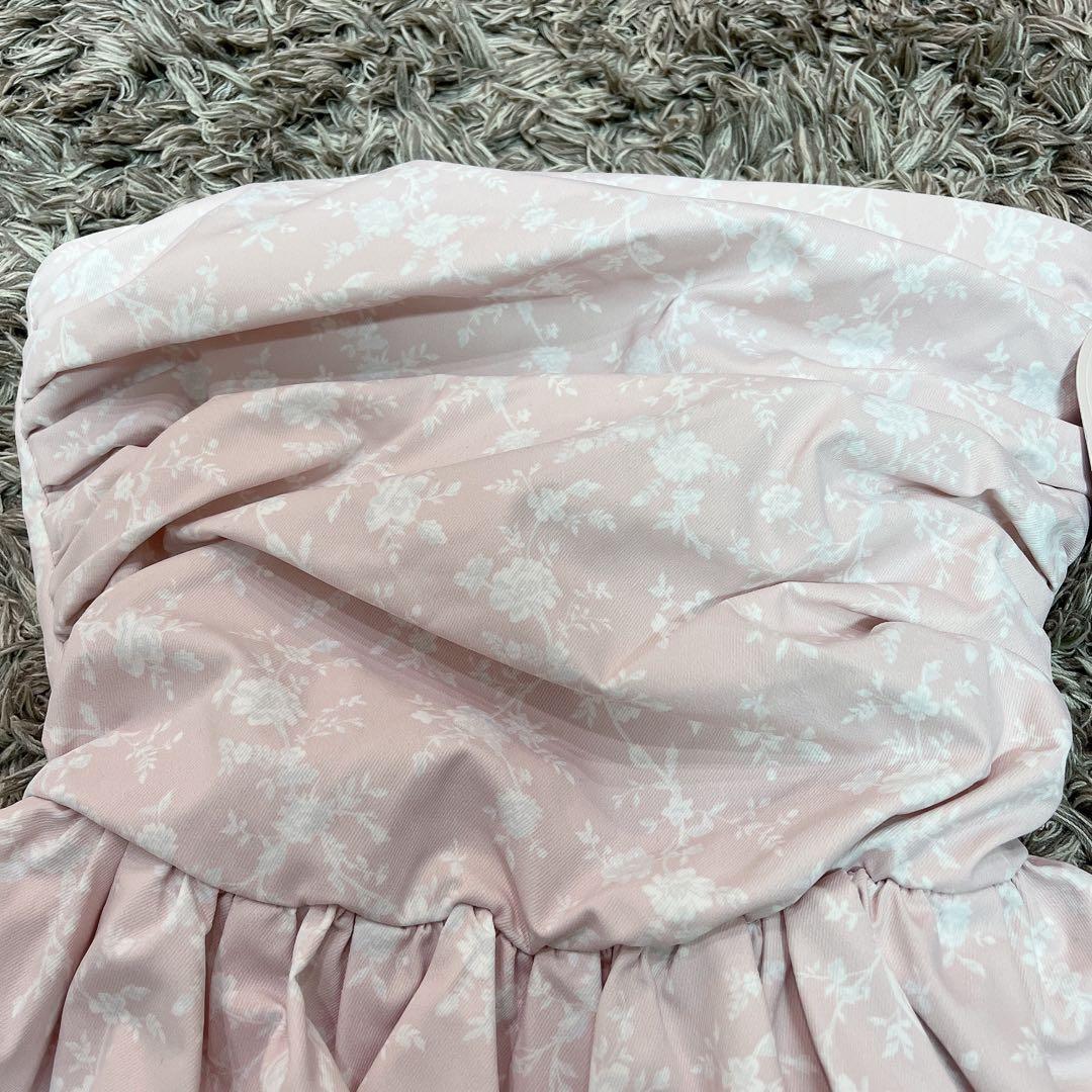 タグ付き✨Darich ダーリッチ フラワーバルーンベアトップ ピンク