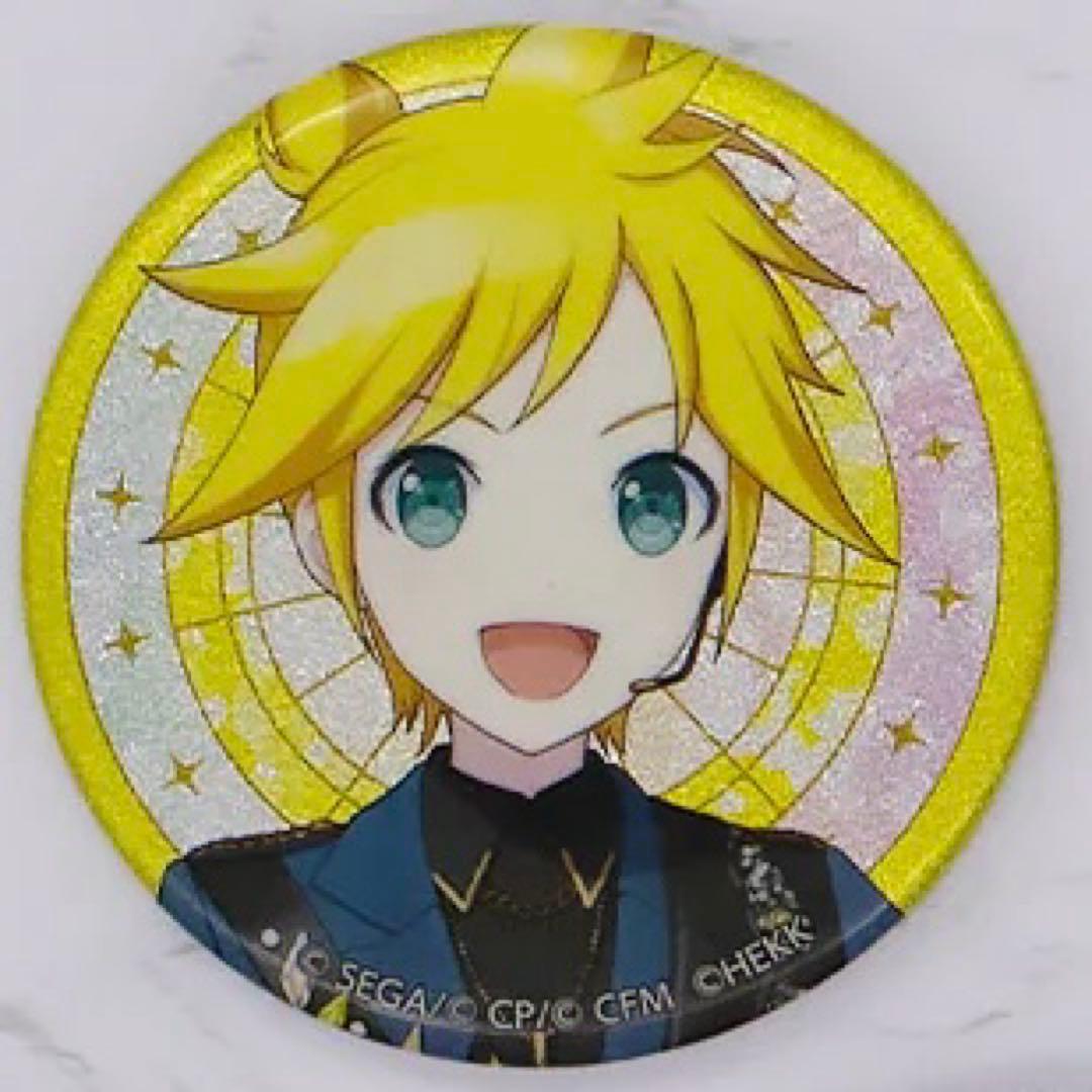 プロセカ あんスタコラボ あんスタ 鏡音レン 缶バッジ グリ缶 42C 100