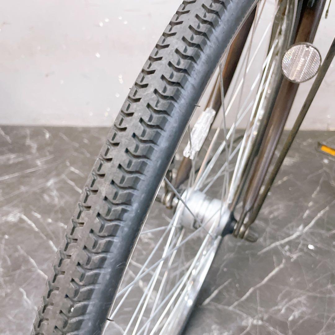 【983】《限定》一般車 ママチャリ ブリヂストン ブラウン 内装変速付き