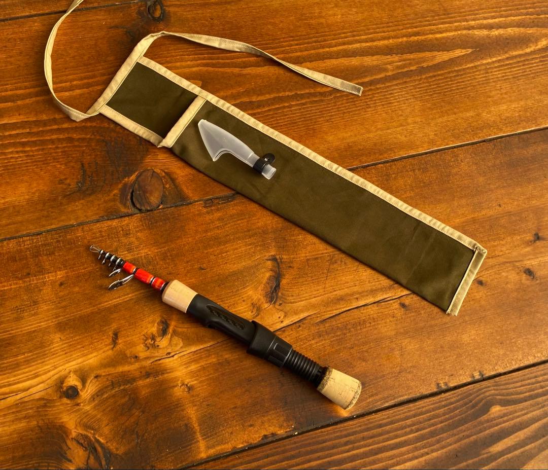 ハンドメイドロッド　478UL トラウトロッド 超コンパクト　渓流釣り　山女魚 収納長35cm！》山でも渓流でも持っていけるコンパクト＆高性能メジャー