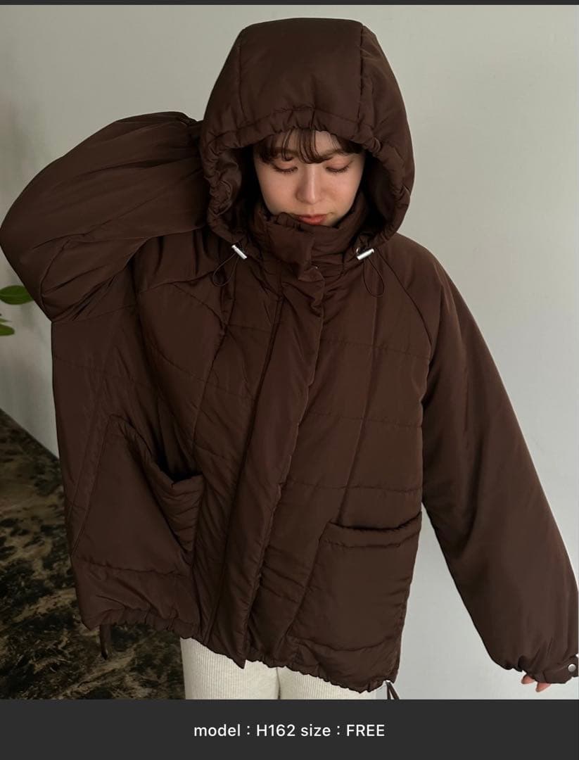 lawgy アレンジマシュマロフードキルティング lawgy（ラウジー） ダウン ダウンジャケット arrange marshmallow hood