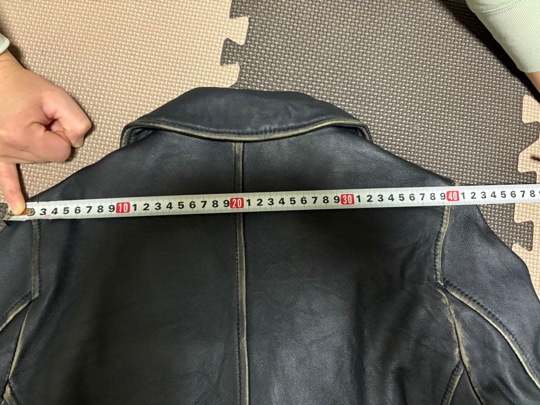 n*t様 VANQUISH ヴァンキッシュ／ヴィンテージダブルライダース ネイビ