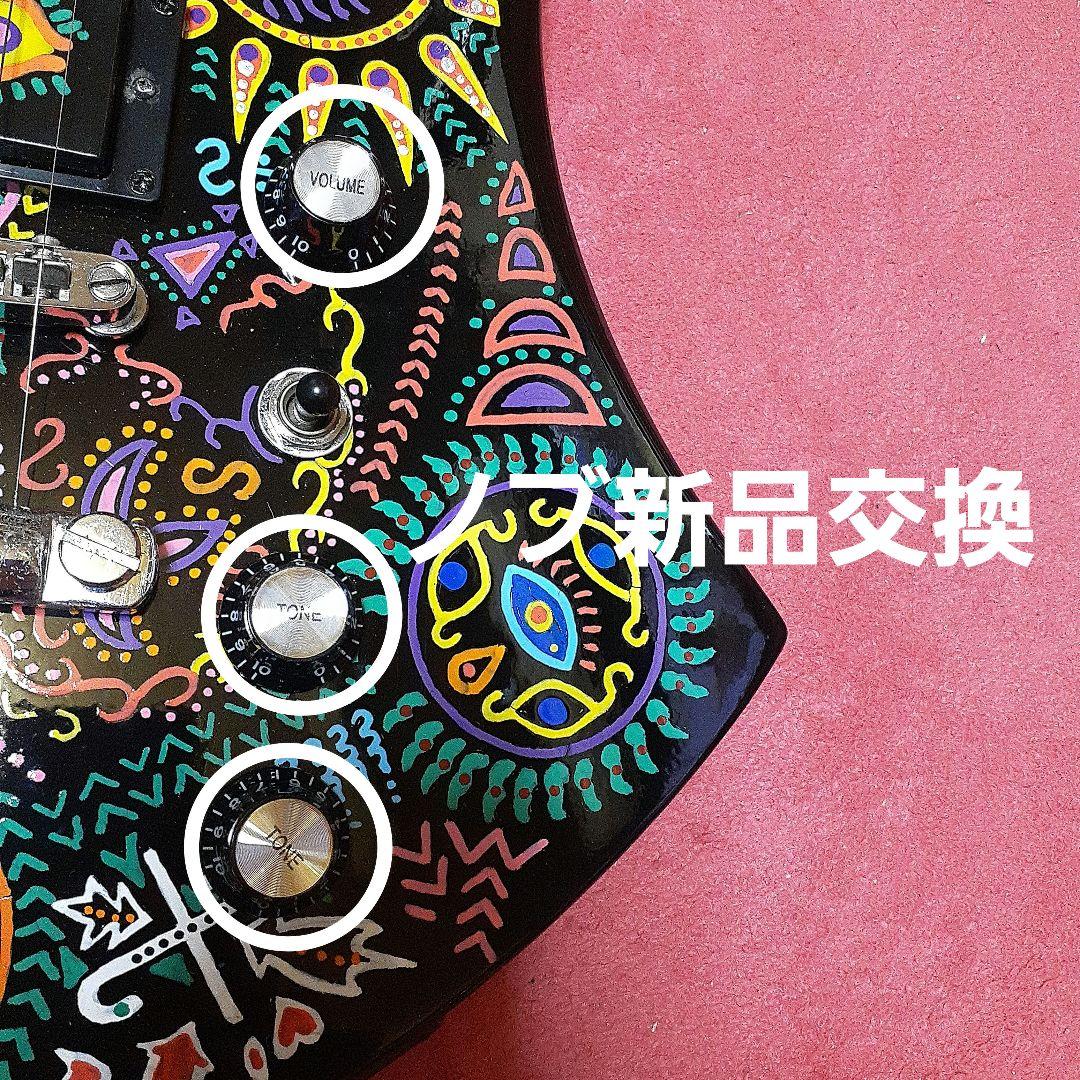 良・美品】サイケペイント・hideモデル。モッキンバード:エレキギター