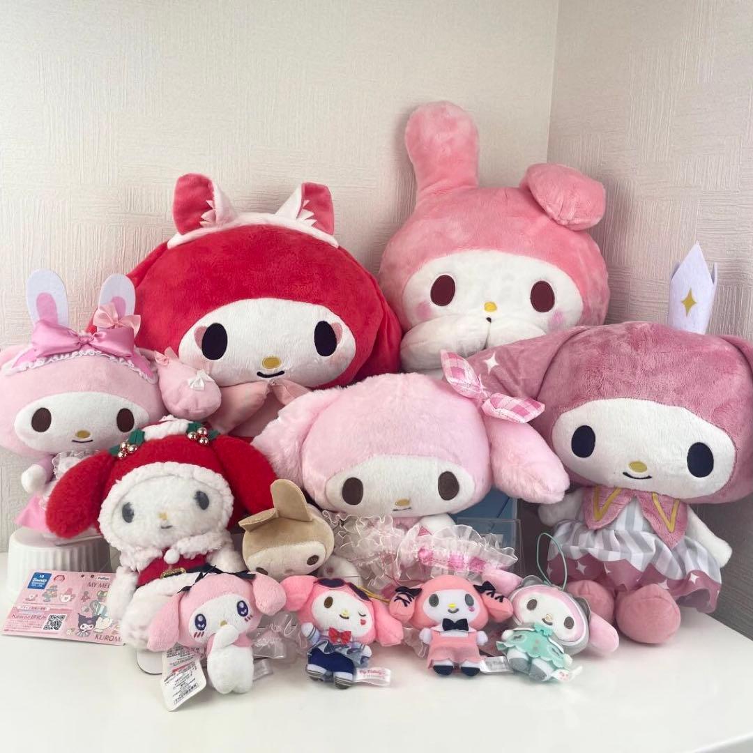 まとめ売り】マイメロ マイメロディ ぬいぐるみ 11点 セット - メルカリ