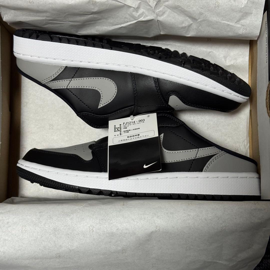 シューズ(男性用) NIKE AIR JORDAN MULE GOLF SHADOW 26.0cm
