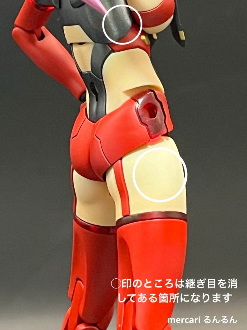 メガミデバイス　皇巫 スサノヲ レガリア 塗装完成品 紅蓮カラーver