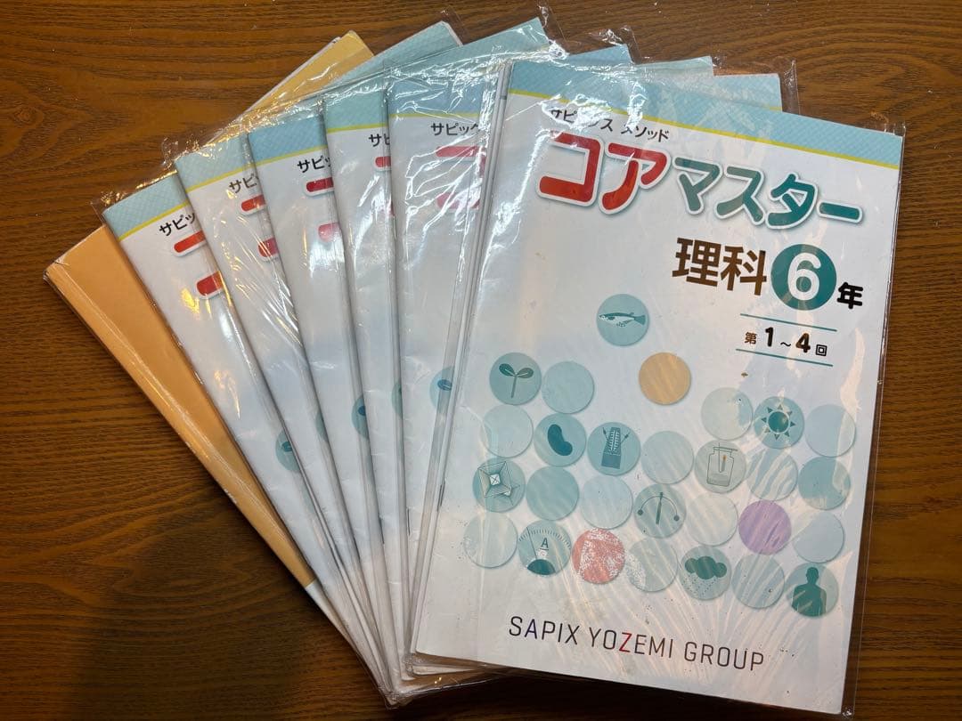 名進研 SAPIX コアマスター 6年生 4教科 1年分（24回）＋完全制覇＋他