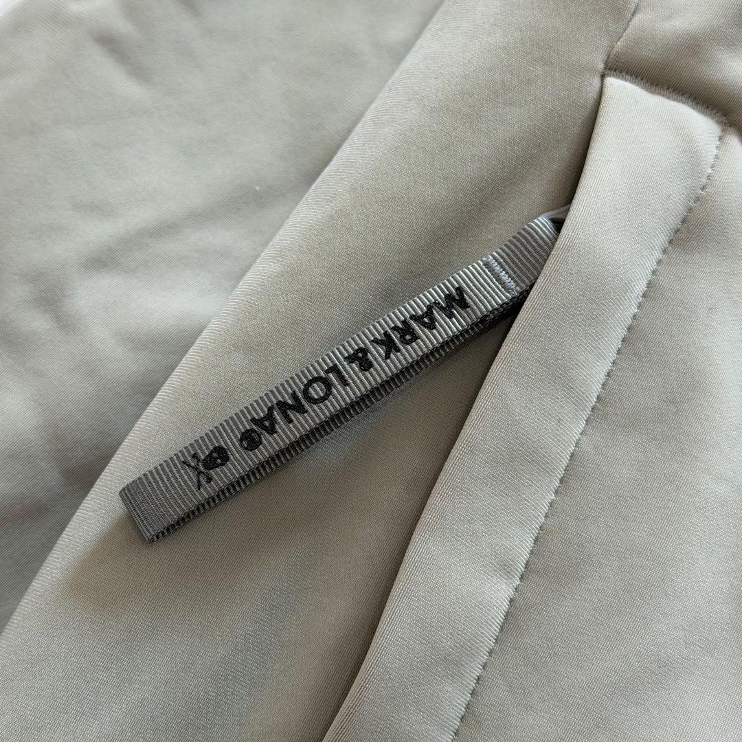 マークアンドロナ ジップパーカー スカル ストレッチ グリーン系