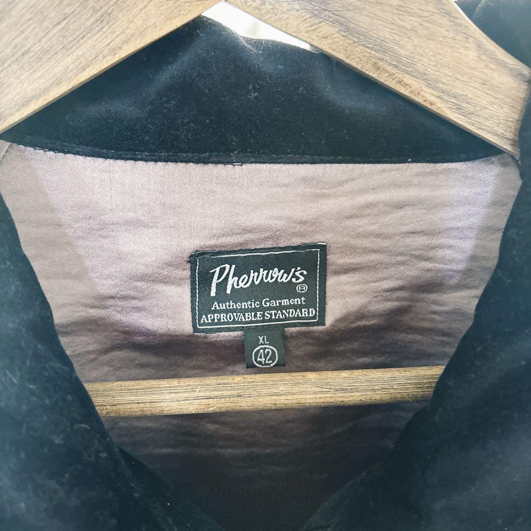 未使用保管品 Pherrow's ベトジャン スーベニアジャケット 別珍 XL