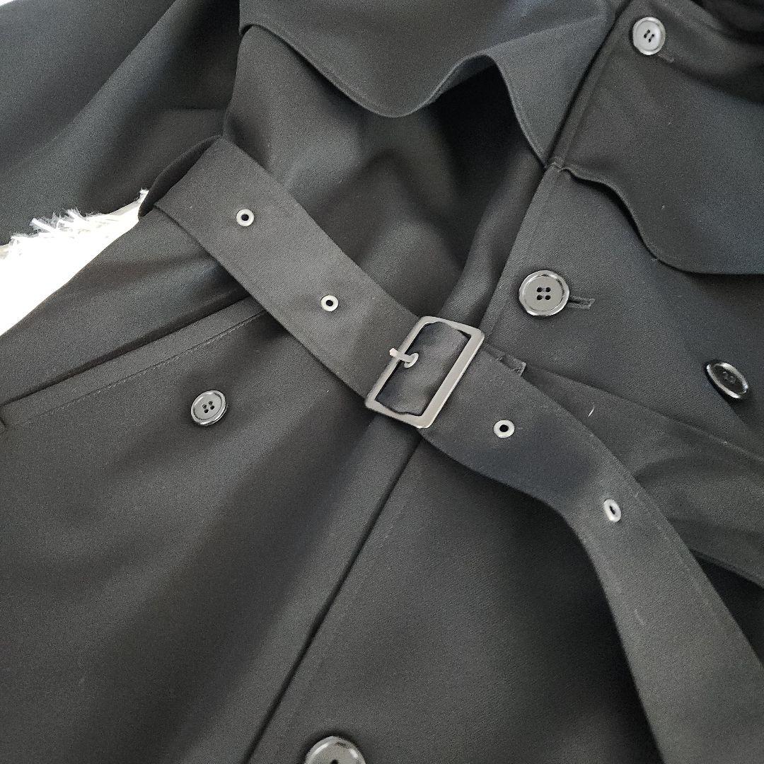 上野屋 uenoya トレンチ コートロング ブラック 黒 日本製 ナポレオン