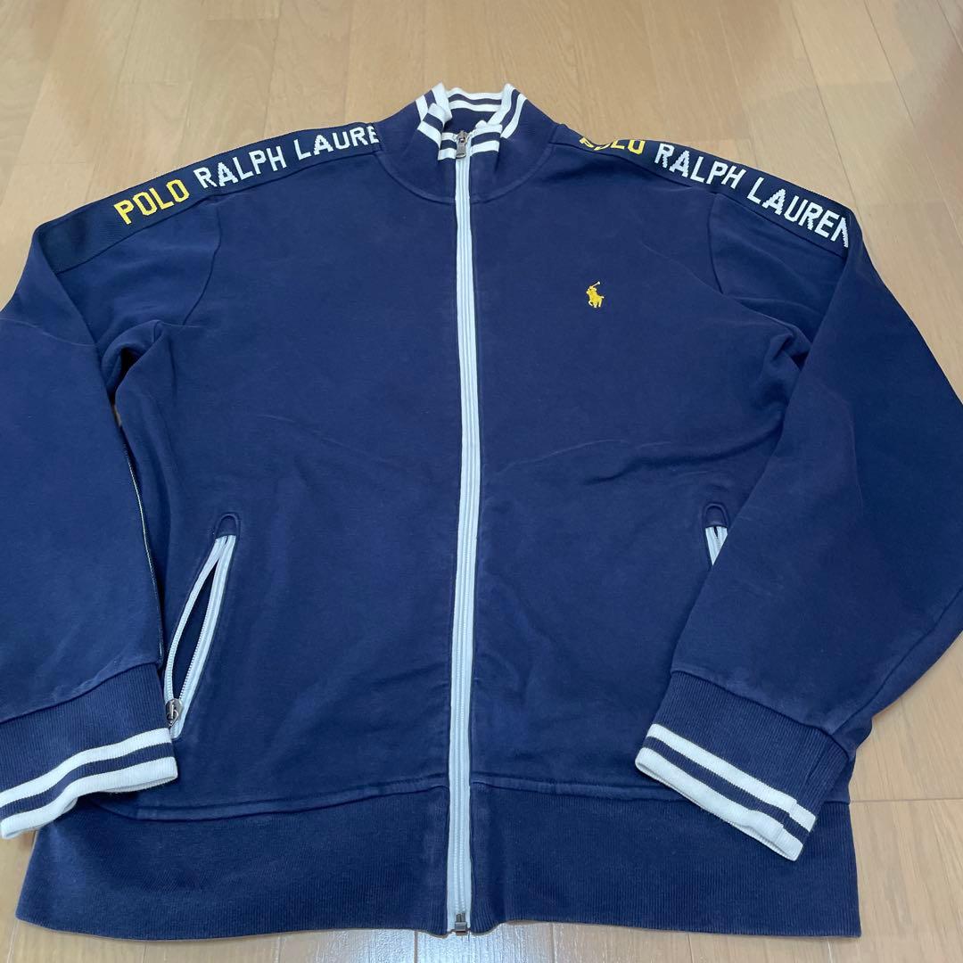 Polo Ralph Lauren ジップアップジャケット ネイビー スウェット