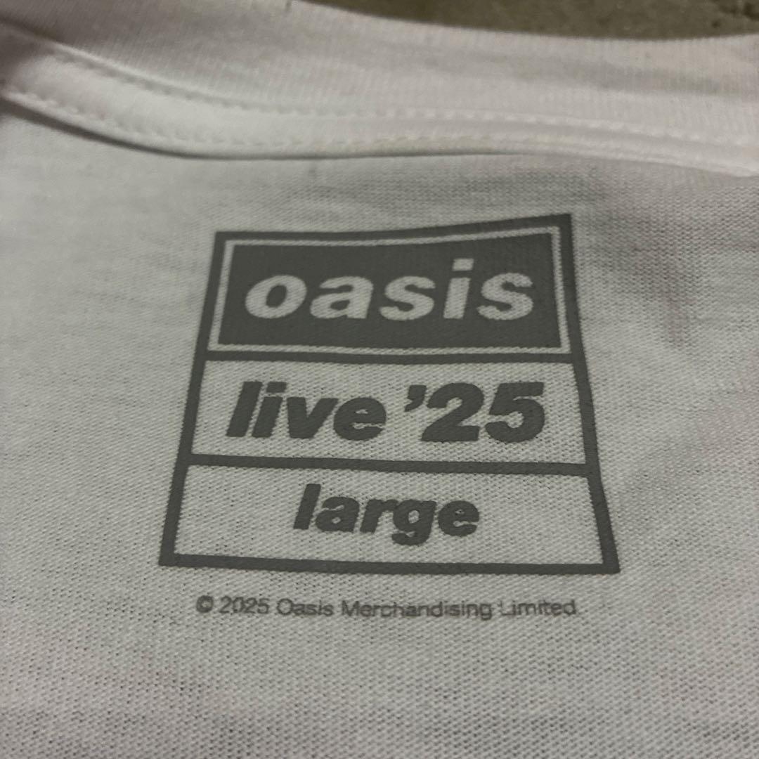 oasis live '25 Tシャツ large