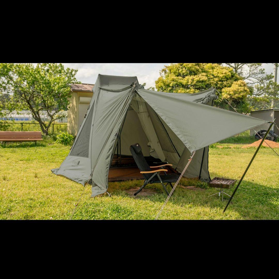 UJack(ユージャック) サーペントテント専用前幕 オリーブ - メルカリ