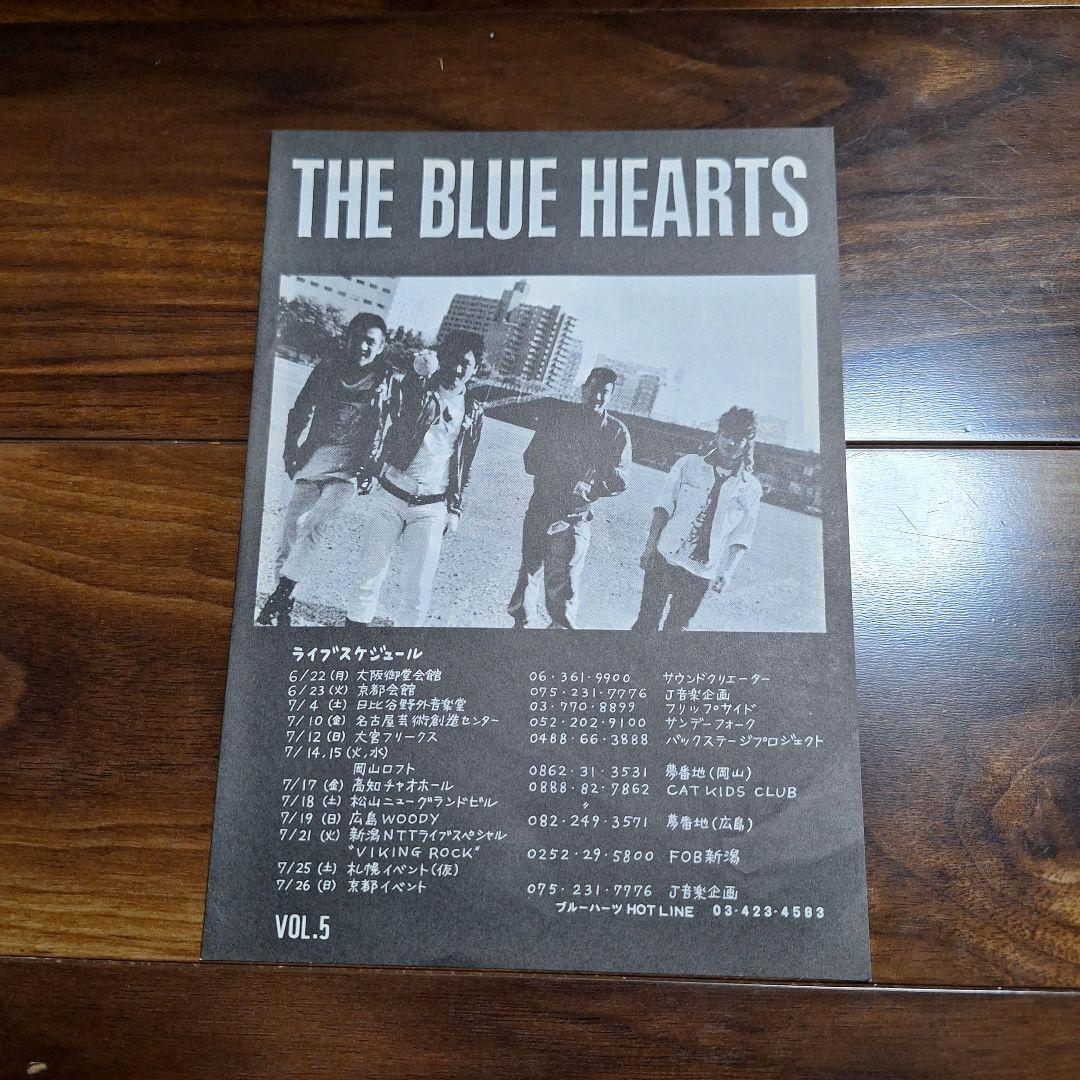 THE BLUE HEARTS ブルーハーツ 会報 DM 6冊 青心会