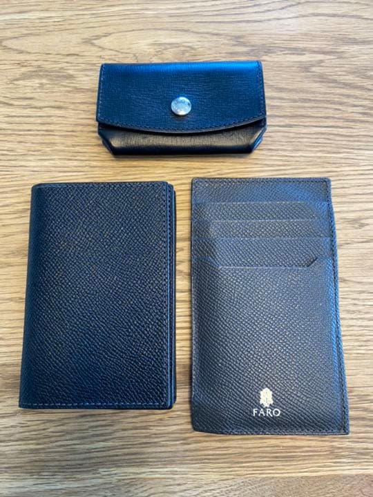 FARO ファーロ カードケース ケース 定期入れ 黒 ブラック レザー FARO（ファーロ） FARO Business Card Case+ ビジネスカードケース
