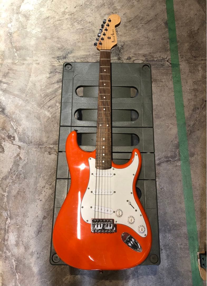 PhotoGenic ストラトキャスタータイプ エレキギター オレンジ - メルカリ