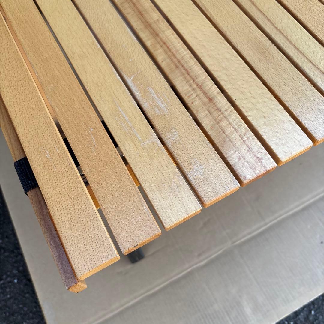 Curiace キュリアス ロールトップテーブル ブナ 天然木 100cm - メルカリ