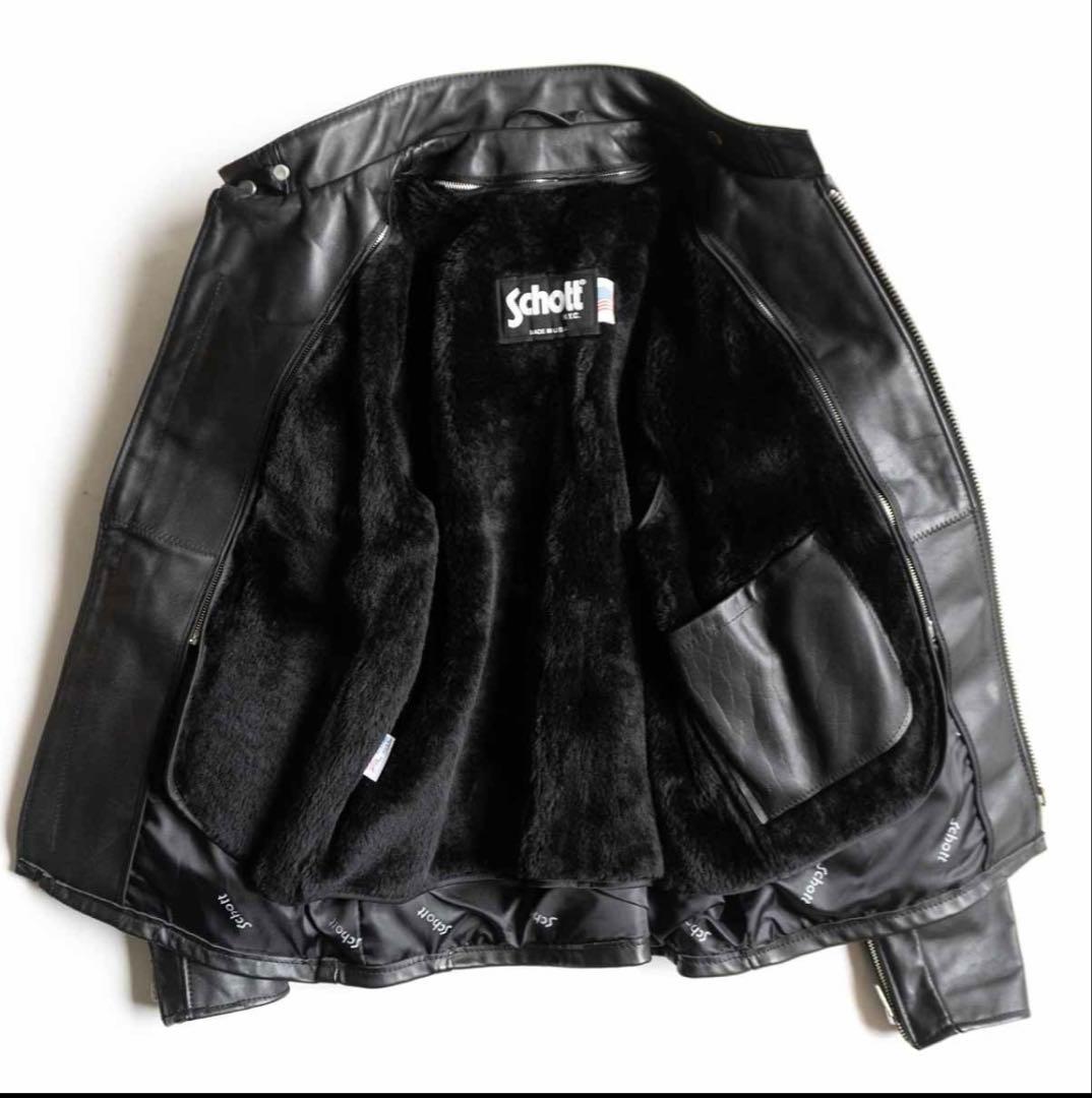 美品】schott641 シングルライダース 42 - メルカリ
