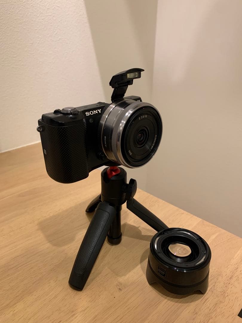Vlog Camera Sony α5000ミラーレス+レンズ+ 広角レンズ | 激安通販の