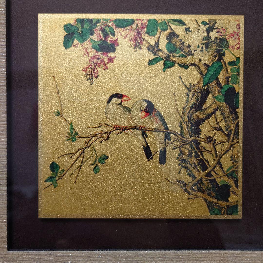 故宮博物院名宝店 　朗 世寧　 「常春不滅花」 紫と白のライラック　レプリカ