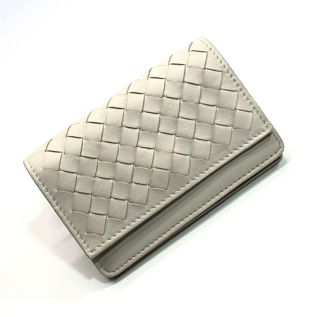 極美品✨希少カラー ボッテガヴェネタ イントレチャート カードケース