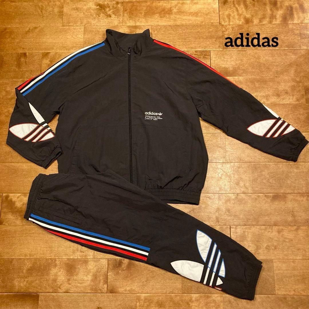 目黒蓮さん着用/アディダス/トラックジャージ/トリコロール