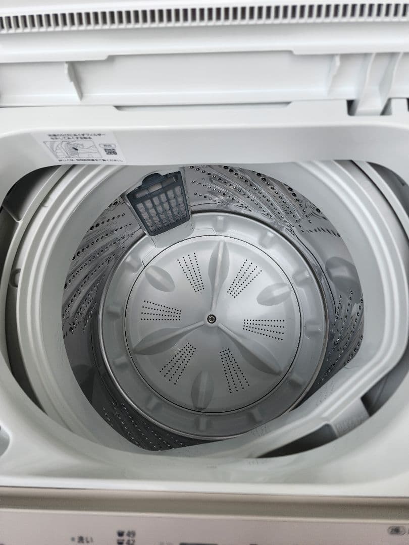 美品　Panasonic　全自動洗濯機　 6.0kg　NA-F6B3　2025年