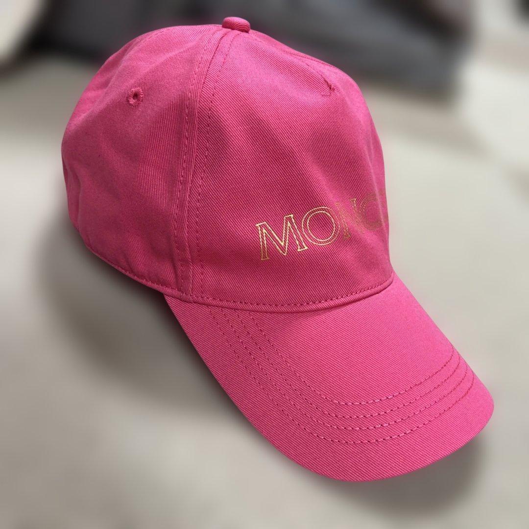 MONCLER モンクレール ピンク 帽子 キャップ - メルカリ