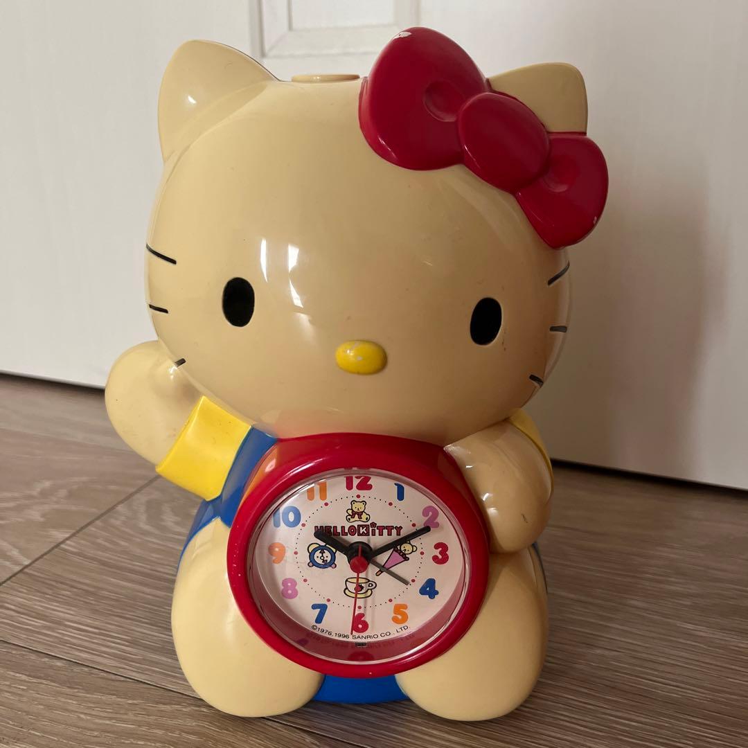 激レア」レトロキティちゃん目覚まし時計 1996年製 - メルカリ