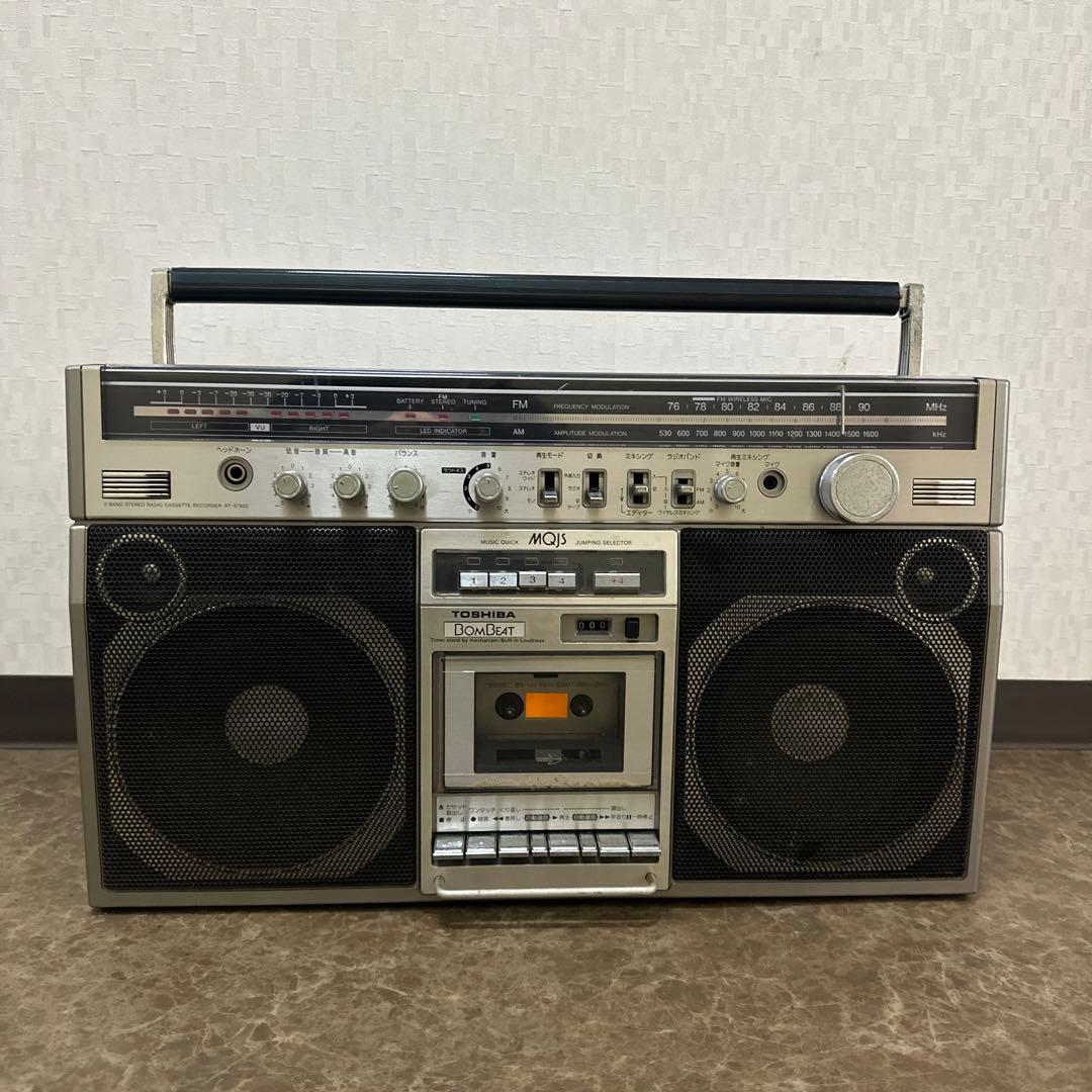 東芝ラジカセ TOSHIBA BomBeat MQJS RT-8780S - メルカリ