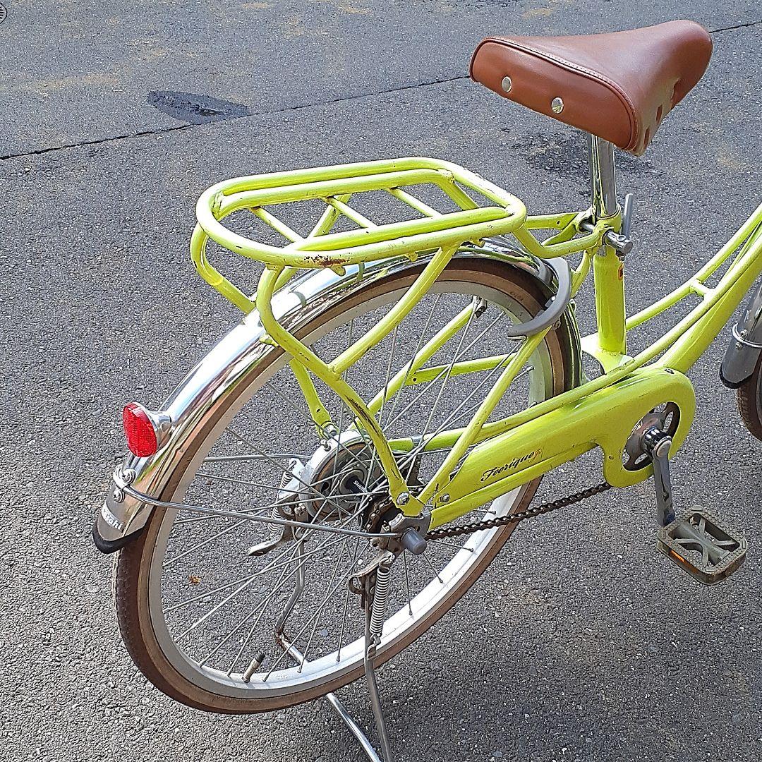 子ども 自転車 22インチ 黄緑 ライトグリーン 子供 女の子 - メルカリ