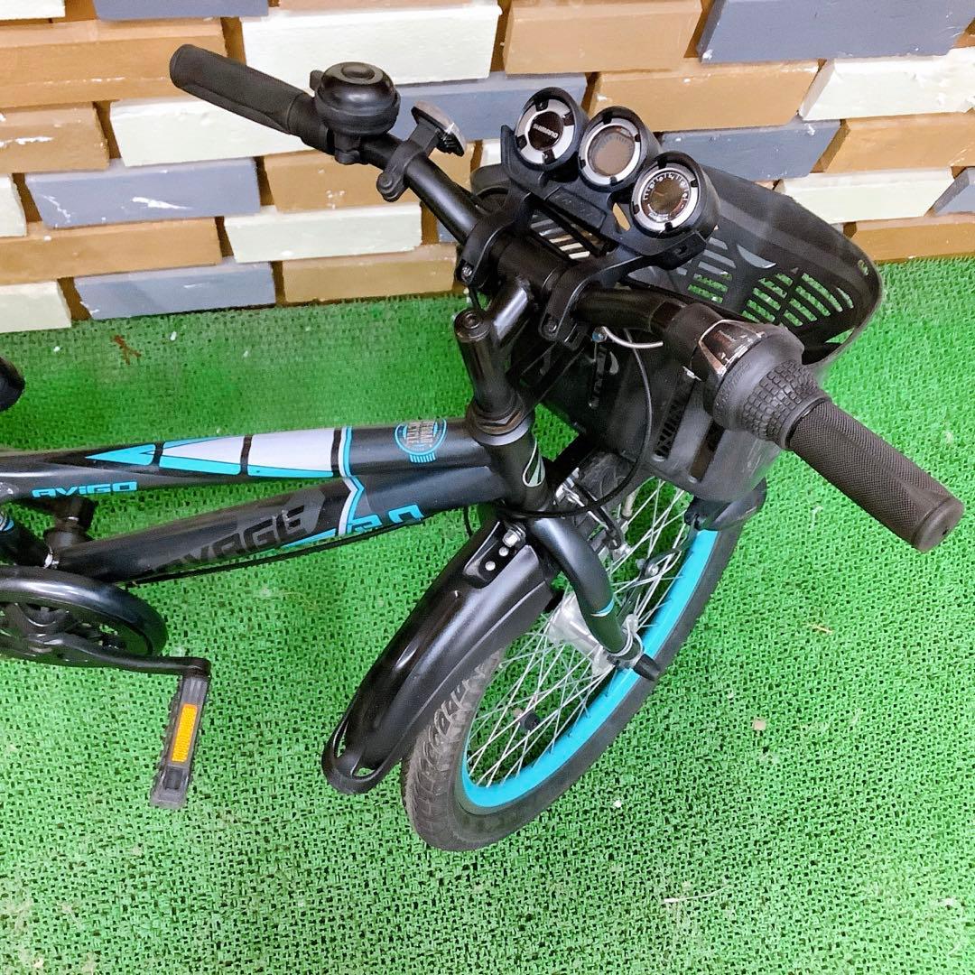 引取価格 子供車 SAVAGE AVIGO グレー 20インチ 変速付き 自転車