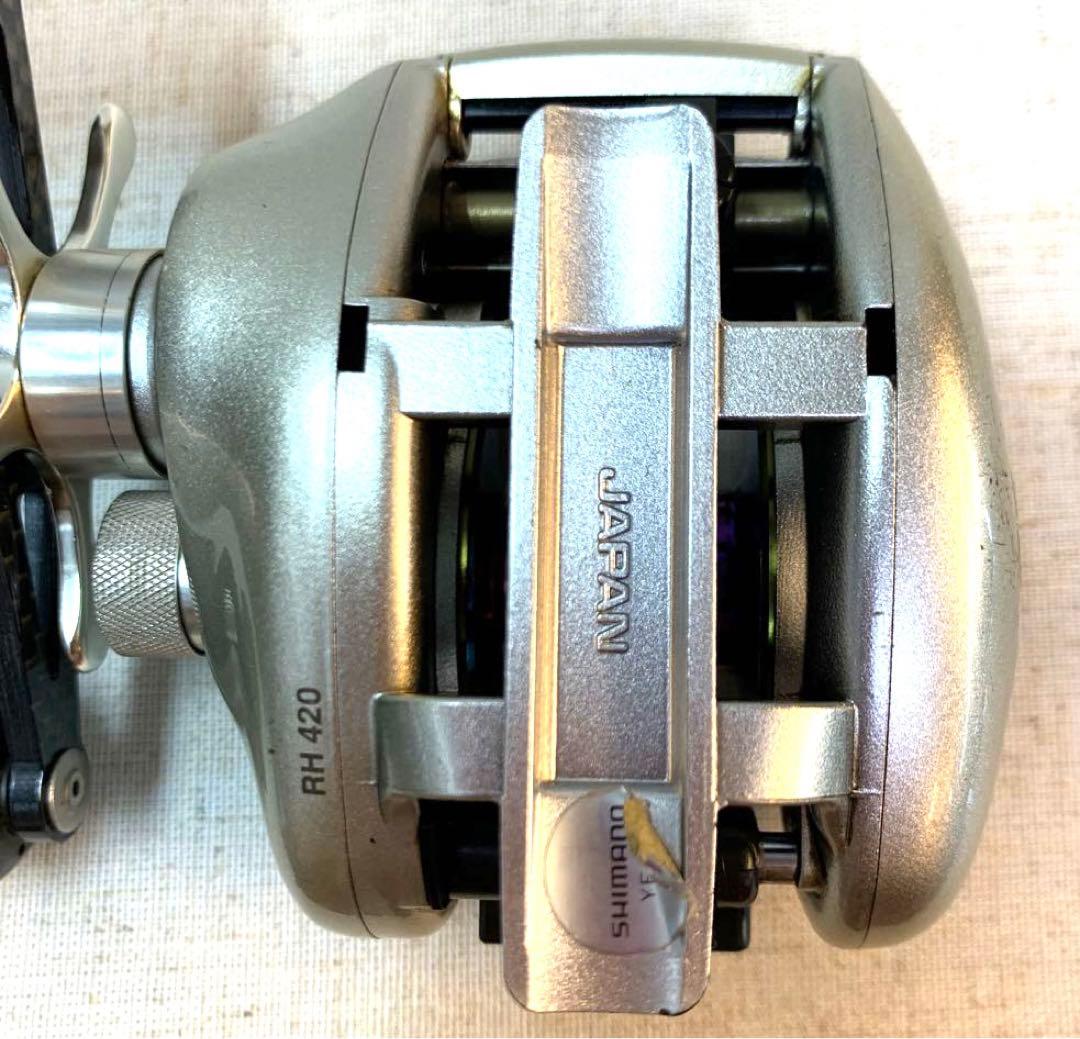 シマノ 00スコーピオンメタニウムMg 右巻き ハンドルZPI