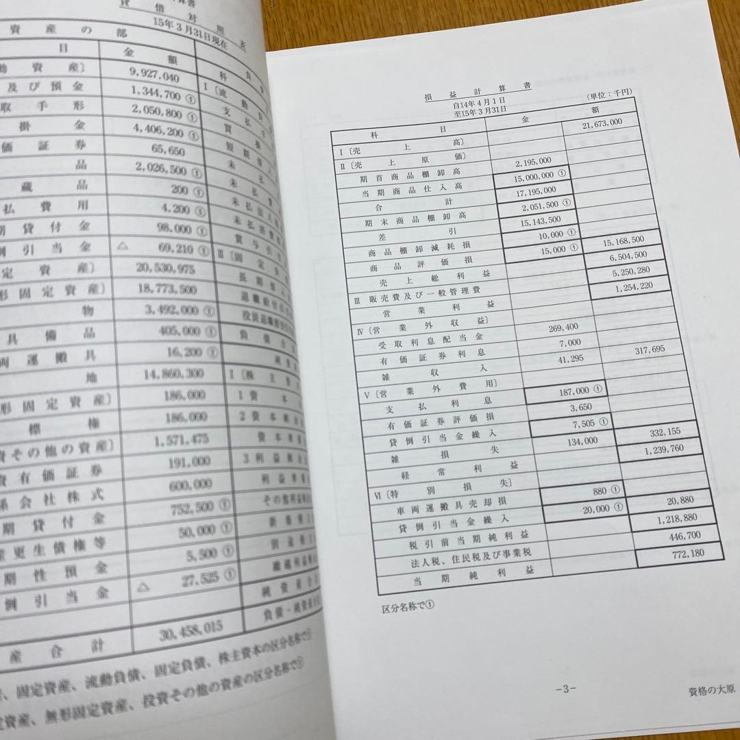 財務諸表論 確認テスト 第1回〜第5回 2024年 - メルカリ