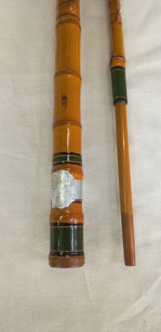 江戸和竿 銀座東作 ガイド付手バネ竿 良品 - メルカリ