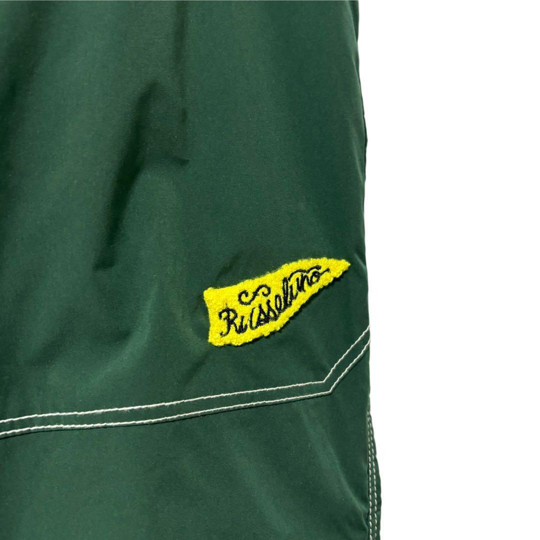 新品 ラッセルノ ゴルフ ウィンド ストップ ロング パンツ グリーン L