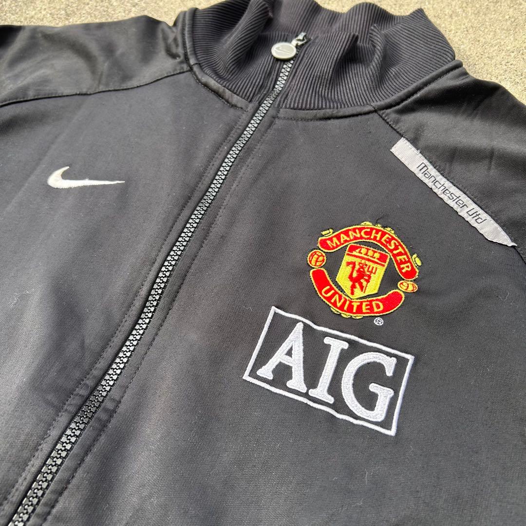 希少】マンチェスター・ユナイテッド トラックジャケット L相当 黒